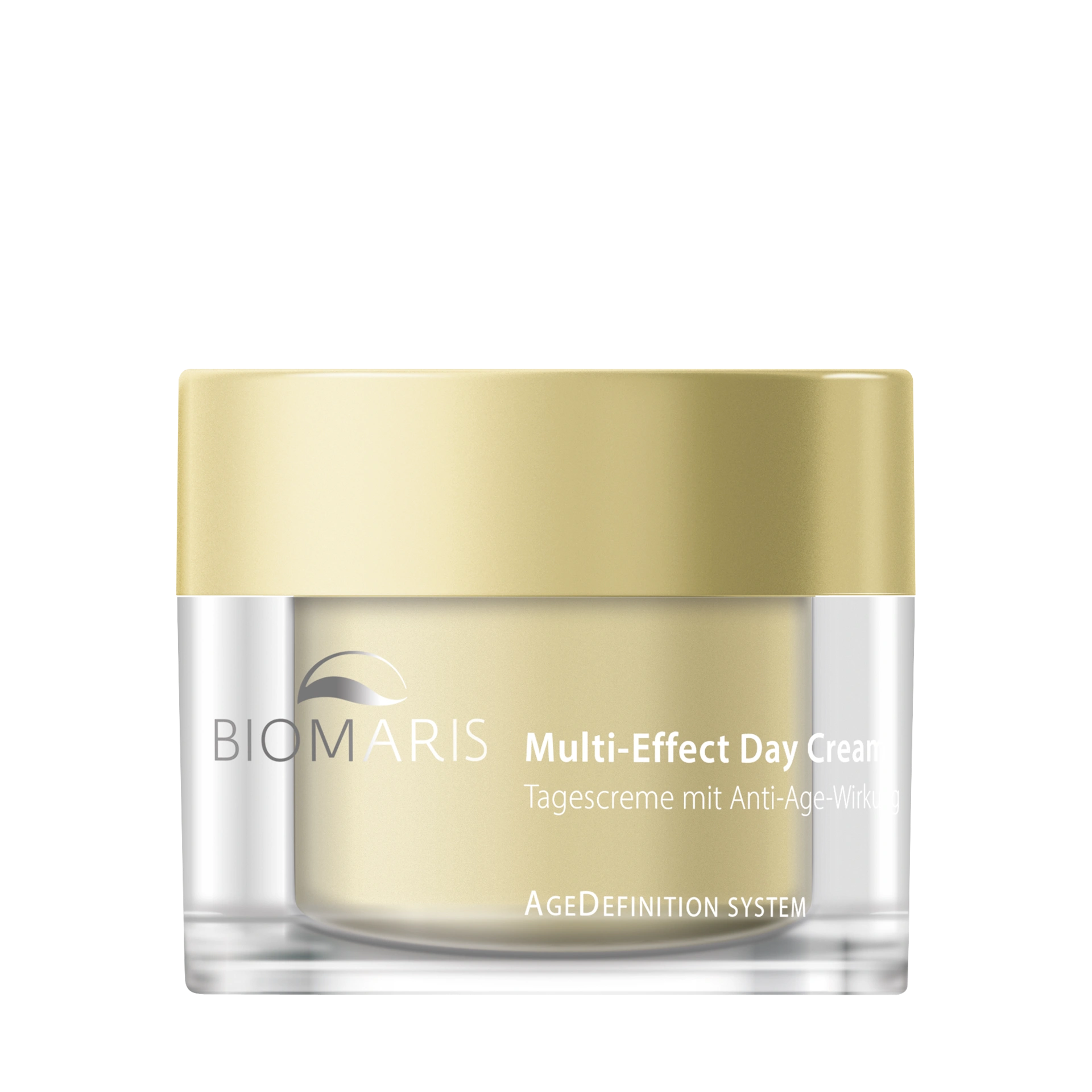 Multi-Effect Day Cream ohne Parfum im Tiegel mit goldfarbenem Schraubverschluss