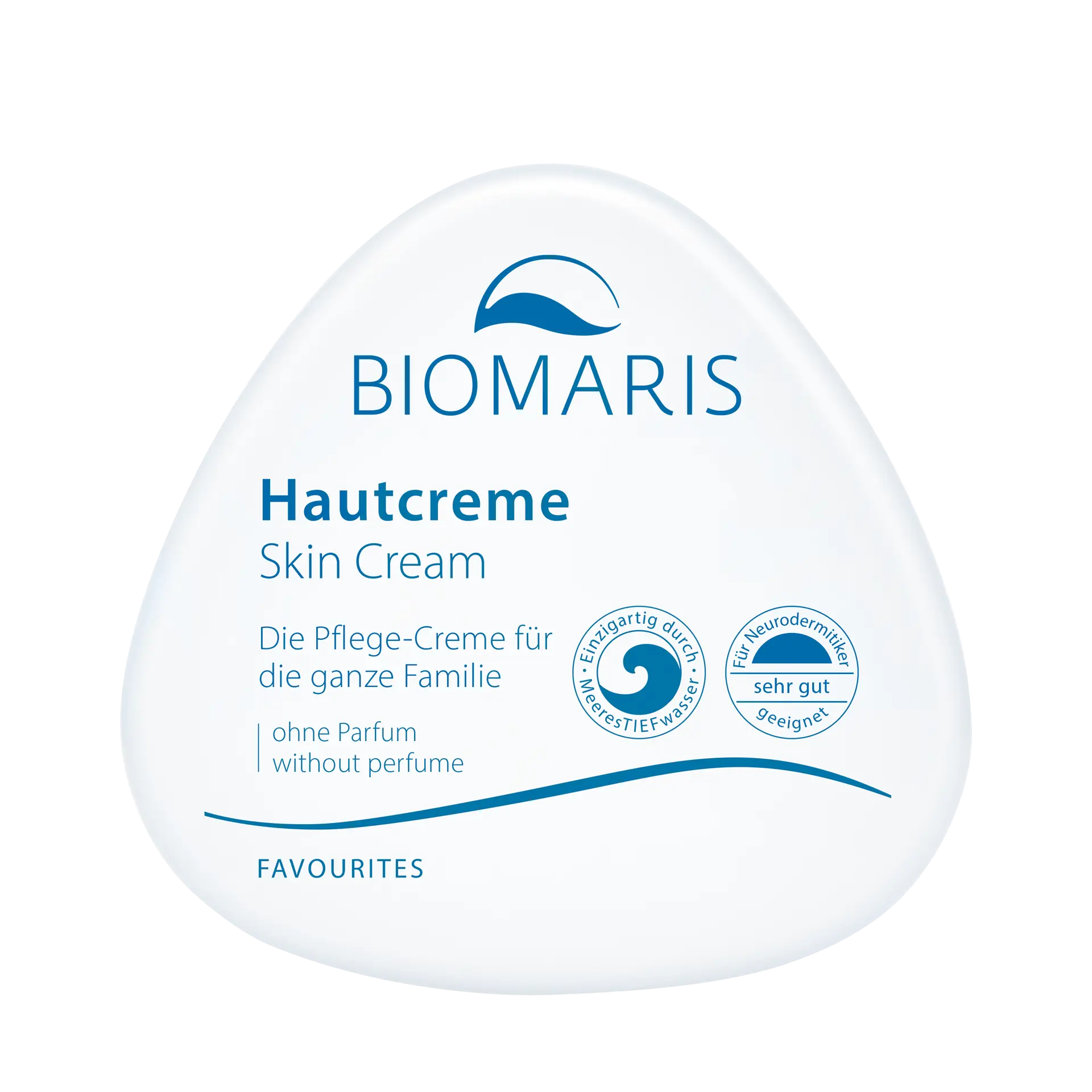 Hautcreme ohne Parfum in dreieckiger Dose für Neurodermitiker sehr gut geeignet