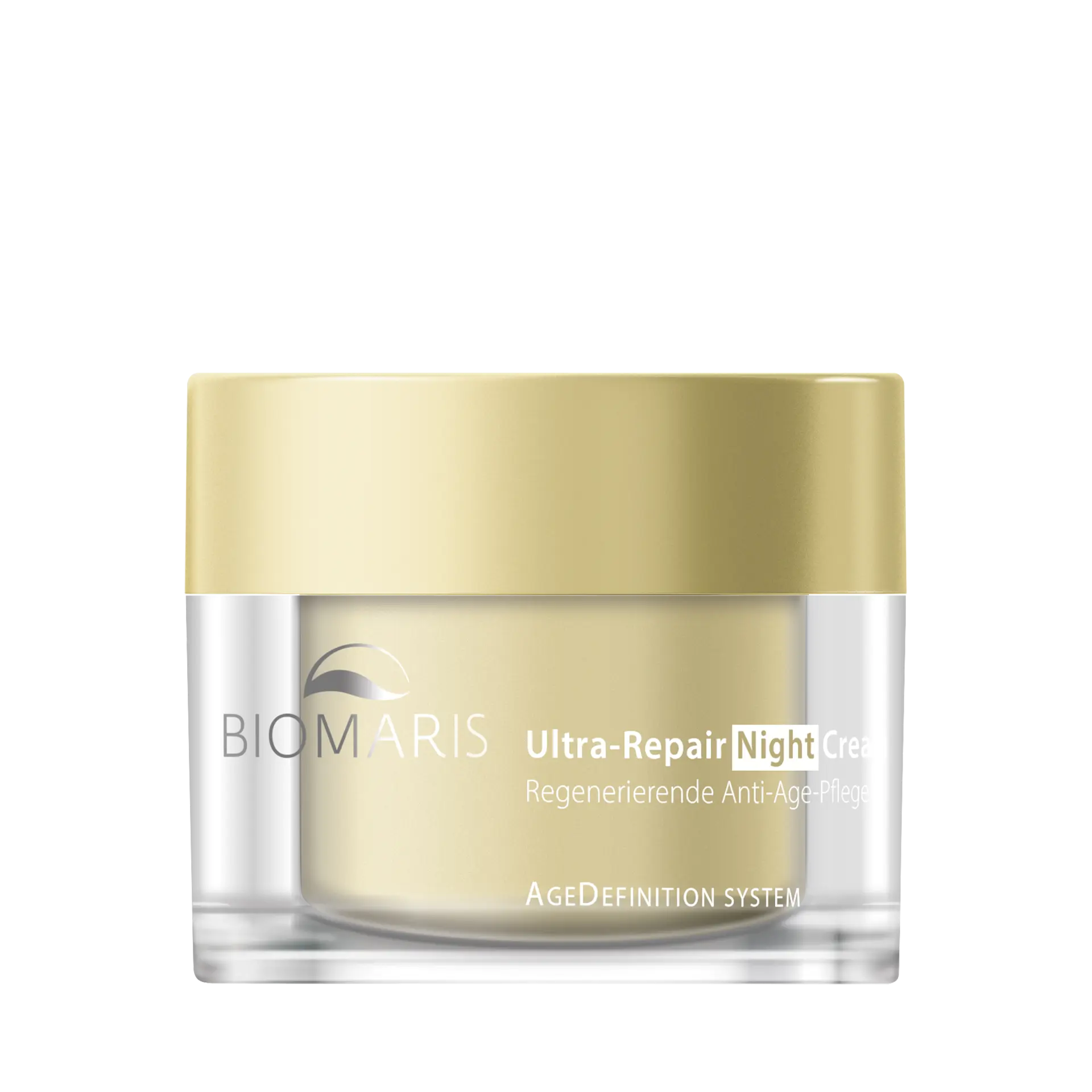 Ultra-Repair Night Cream ohne Parfum im Tiegel mit goldfarbenem Schraubverschluss