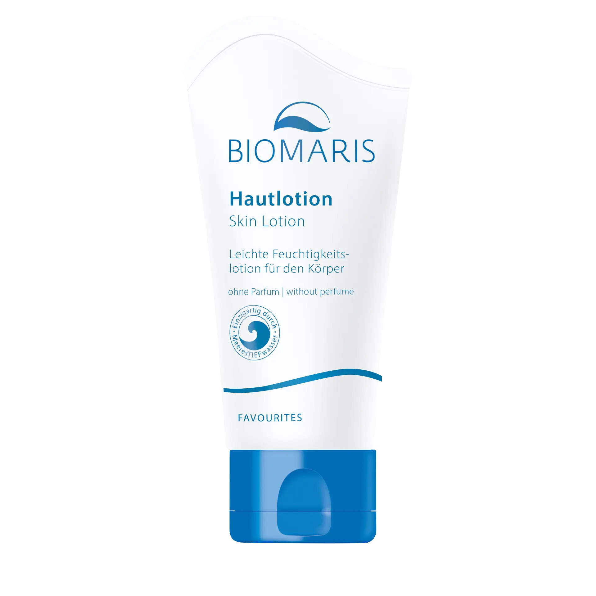 Hautlotion pocket ohne Parfum Hautlotion pocket ohne Parfum in weißer Tube mit blauem Klappdeckel