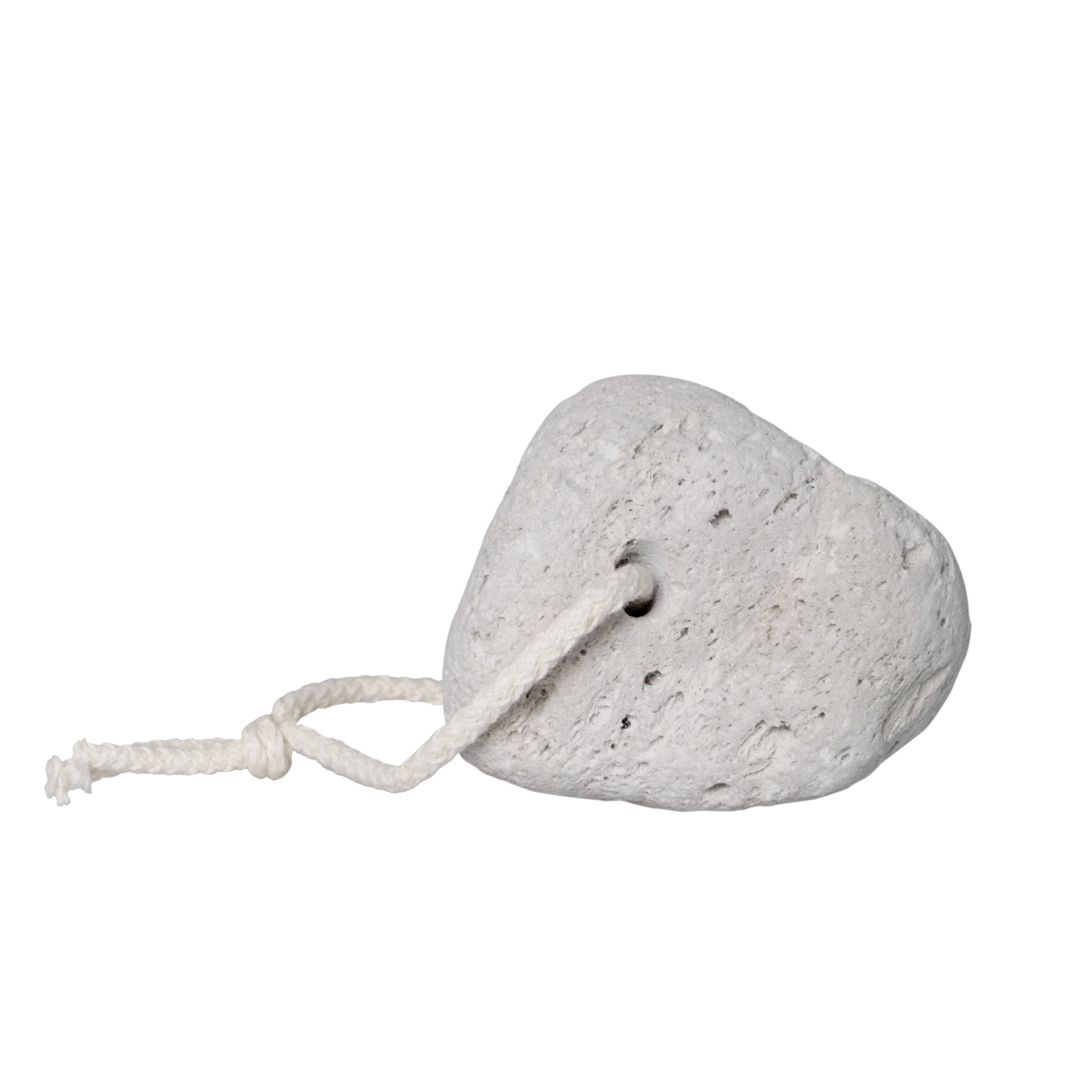 BIOMARIS Bimsstein Bimsstein mit Kordel in hellem grau zur Fußpflege