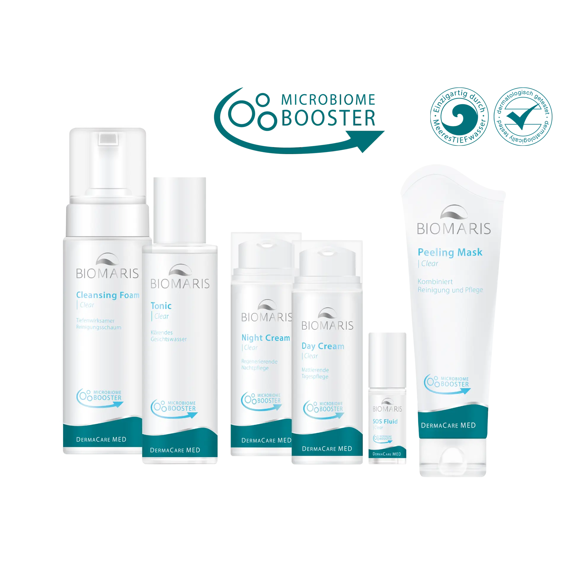 Produktgruppe DermaCare MED Clear von BIOMARIS