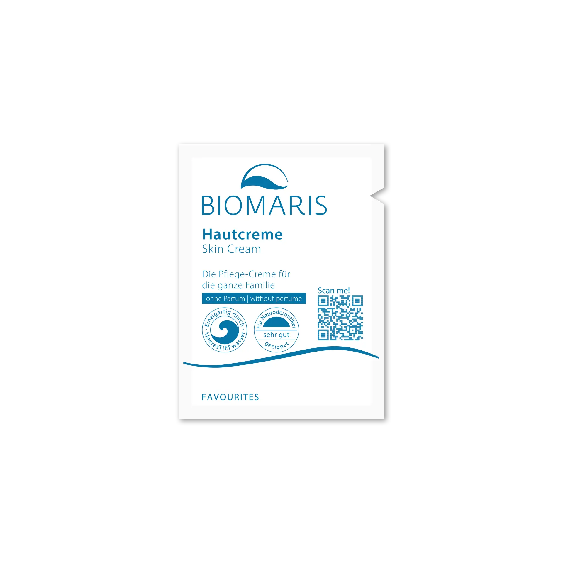 Probe Hautcreme ohne Parfum