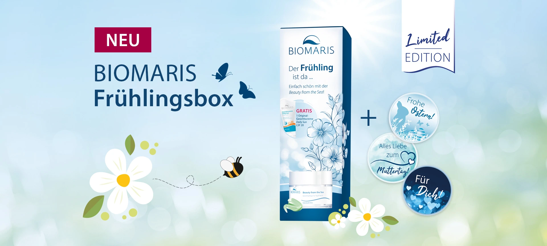 NEU: BIOMARIS Frühlingsbox Zum Artikel der BIOMARIS Frühlingsbox